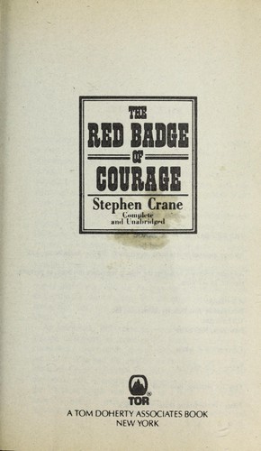 Stephen Crane: C/Bk The red badge of courage /book (AudiobookFormat, 1990, TOR)