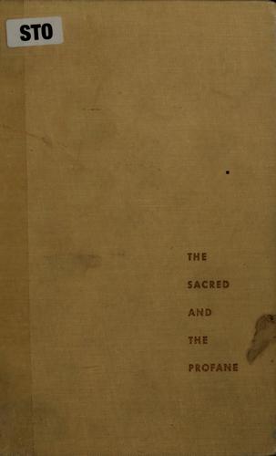 Mircea Eliade: The sacred and the profane (1959, Harcourt, Brace)