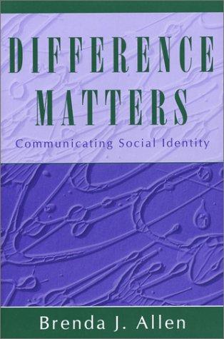 Brenda J. Allen: Difference Matters (Paperback, 2003, Waveland Press, Inc.)