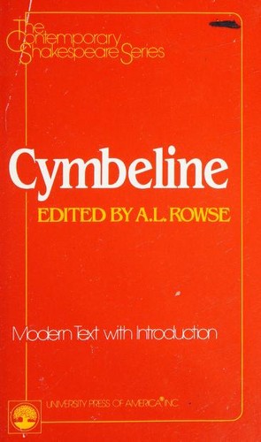 William Shakespeare: Cymbeline (1987, University Press of America)