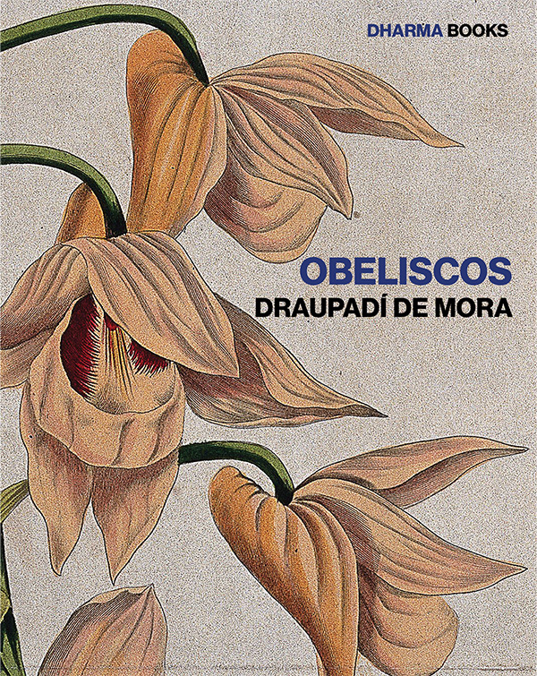 Draupadí de Mora: Obeliscos (Spanish language, 2021, Dharma Books)