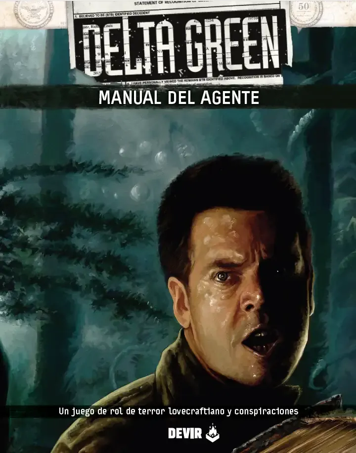Dennis Detwiller, Christopher Gunning, Shane Ivey, Greg Stolze: Delta Green: Manual del agente (Hardcover, Español language, Devir)
