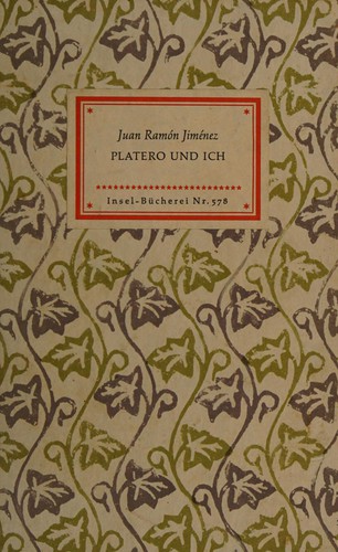 Juan Ramón Jiménez: Platero und ich (Hardcover, German language, 1957, Insel)