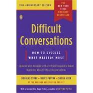 Douglas Stone, Bruce Patton, Sheila Heen, Roger Drummer Fisher: Difficult Conversations: How to Discuss What Matters Most (2010, Penguin (Non-Classics))