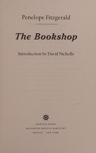 Penelope Fitzgerald, David Nicholls: The Bookshop (2015, Houghton Mifflin Harcourt Publishing Company)