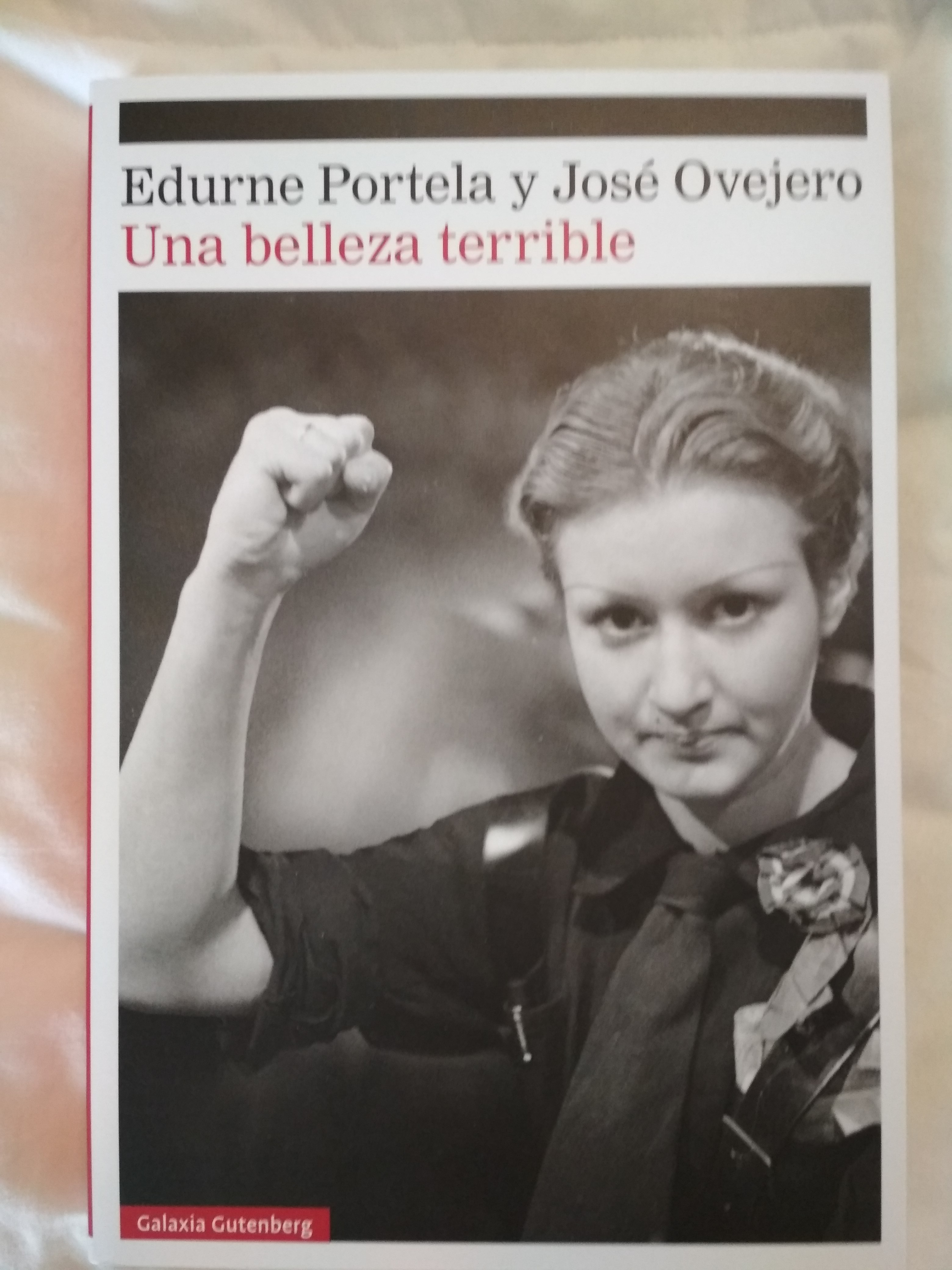 Edurne Portela, José Ovejero: una belleza terrible (español language, Galaxia Gutenber)