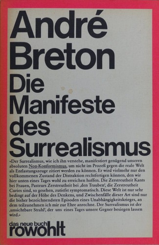André Breton: Die Manifeste des Surrealismus (Paperback, German language, 1980, Rowohlt Verlag)