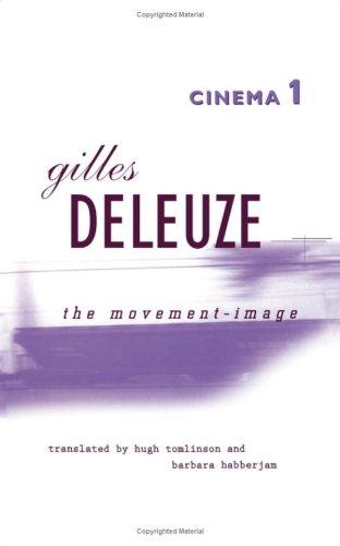 Gilles Deleuze: Cinema 1 (Hardcover, 1986, University of Minnesota Press)