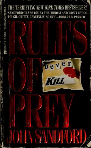 John Sandford: Rules of prey (Undetermined language, 1989, Berkley Books)