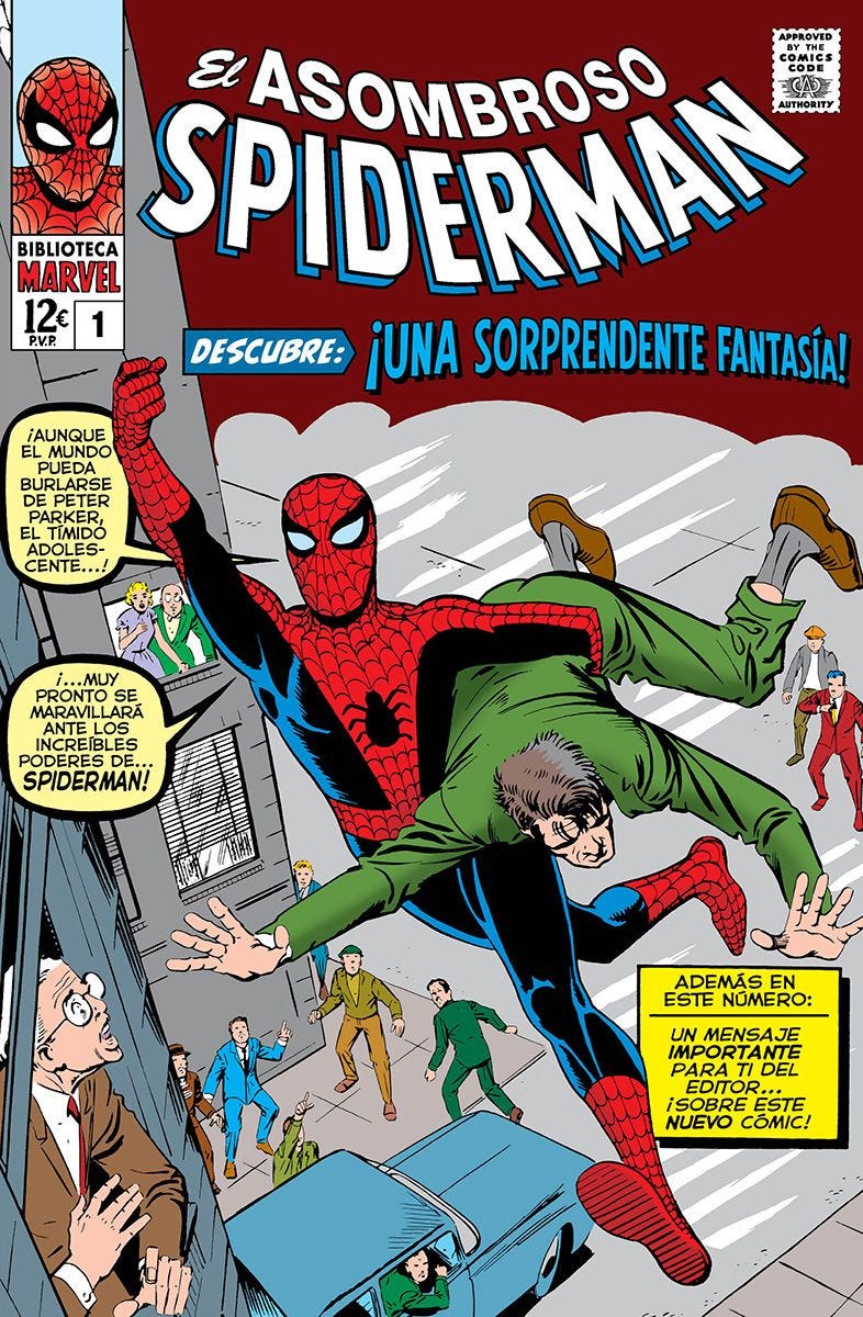 Steve Ditko, Stan Lee, Jack Kirby: Biblioteca Marvel. El Asombroso Spiderman 1 (Español language, Panini Cómics)