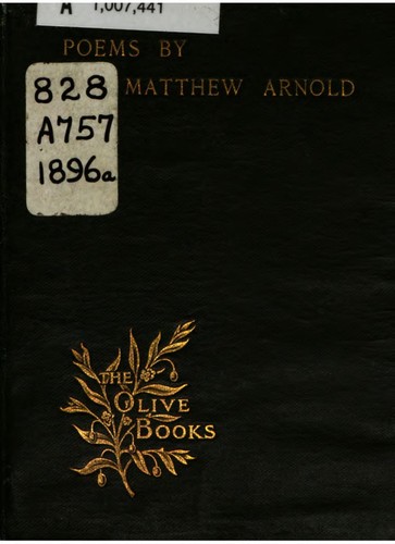 Matthew Arnold: Poems (1896, George Routledge & Sons Broadway, Ludgate Hill)