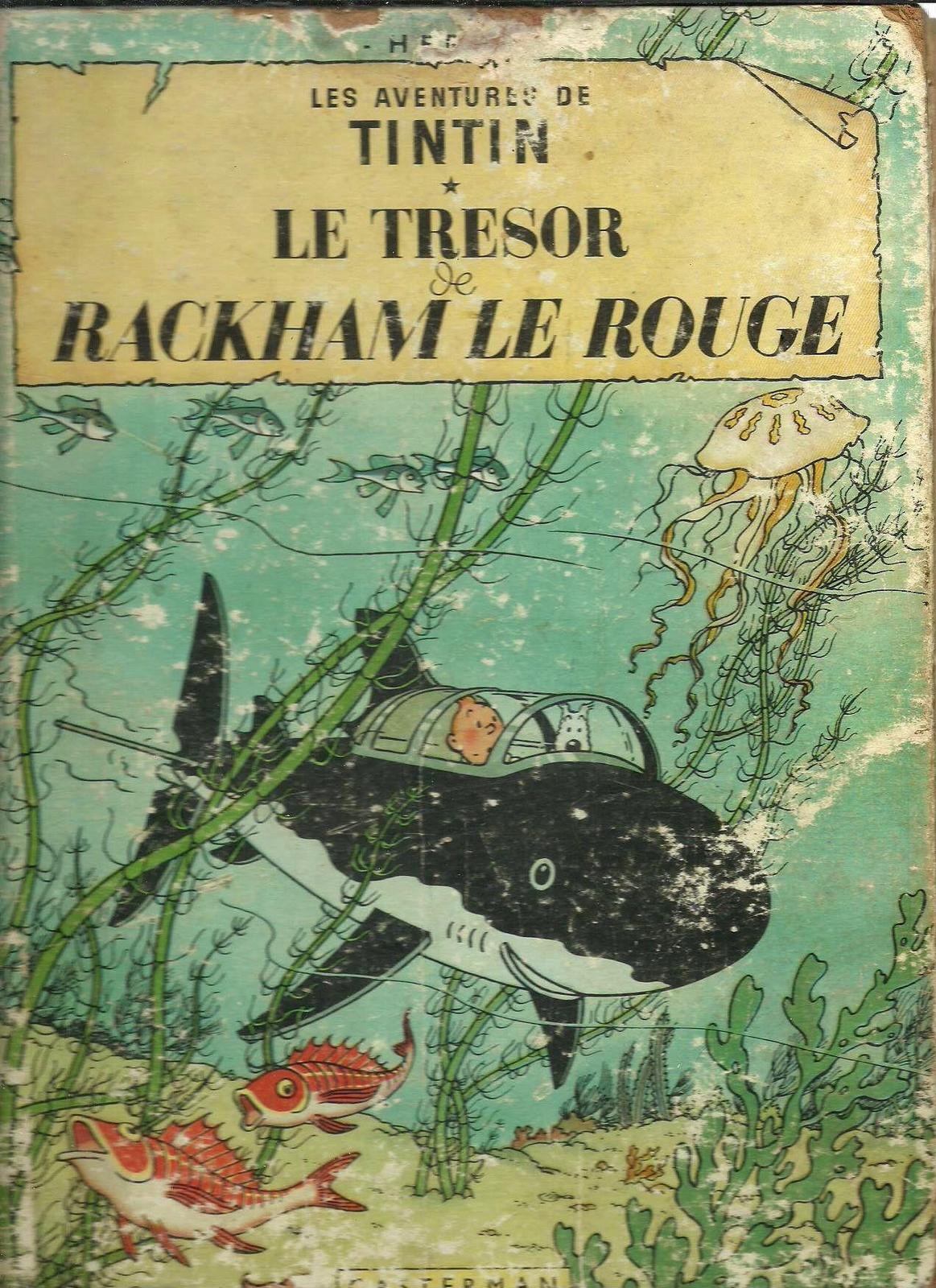 Hergé: Le Trésor de Rackham le Rouge (French language, 1947, Casterman)