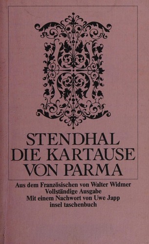 Stendhal: Die Kartause von Parma (German language, 1978, Insel-Verlag])