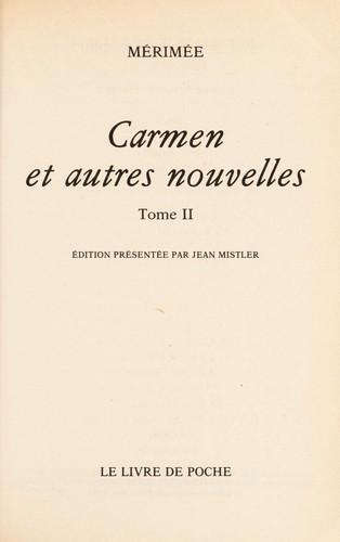 Prosper Mérimée: Carmen et autres nouvelles (French language, 1983)