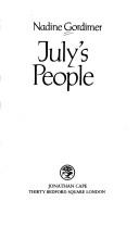 Nadine Gordimer: July's people (1981, Cape)