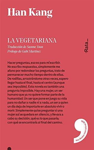 Han Kang: La vegetariana (Spanish language, 2017)