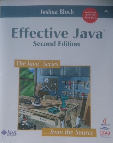 Joshua Bloch: Effective Java (2008, Addison-Wesley)