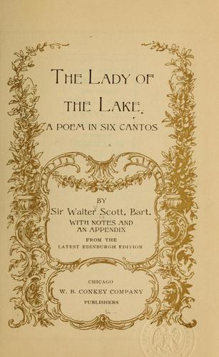Sir Walter Scott: Lady of the lake (1900, W. B. Conkey)