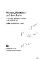 Sheila Rowbotham: Women, resistance and revolution (1972, Pantheon Books)