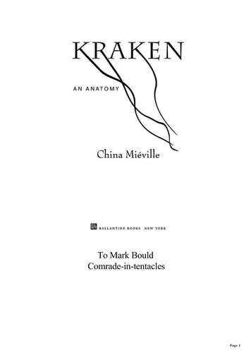 China Miéville: Kraken (2010, Pan)