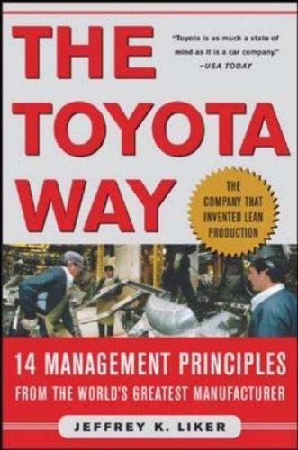 Jeffrey K. Liker: The Toyota way (2004)