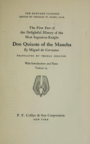 Miguel de Unamuno, Miguel de Cervantes Saavedra: The first part of the delightful history of the most ingenious knight Don Quixote of the Mancha (1937, P.F. Collier & Son)