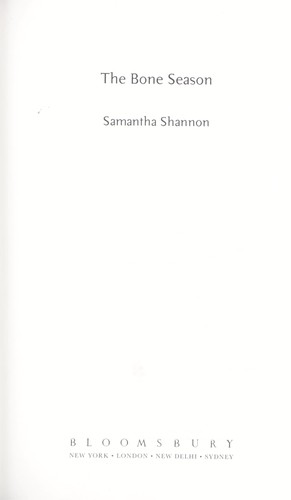 Samantha Shannon: The bone season (2013)