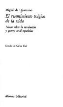 El resentimiento trágico de la vida (Spanish language, 1991, Alianza Editorial)