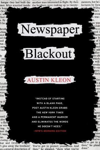 Austin Kleon: Newspaper Blackout (Paperback, Harper Perennial)