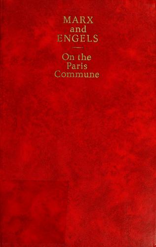 Karl Marx: On the Paris Commune (1971, Progress Publishers)