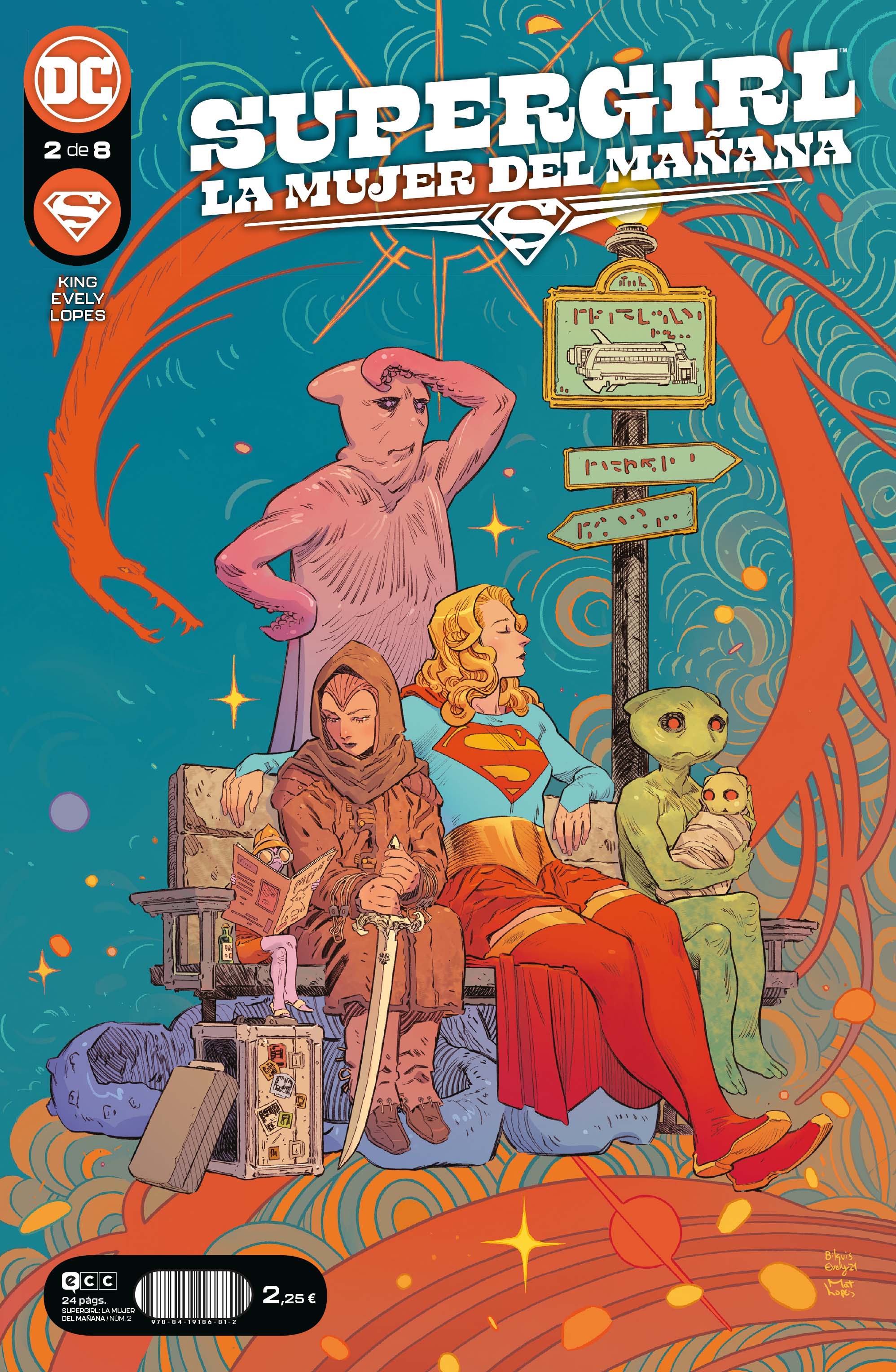 Tom King, Bárbara Azagra Rueda, Bilquis Evely: Supergirl: La mujer del mañana #2 (Paperback, Español language, 2022, ECC)