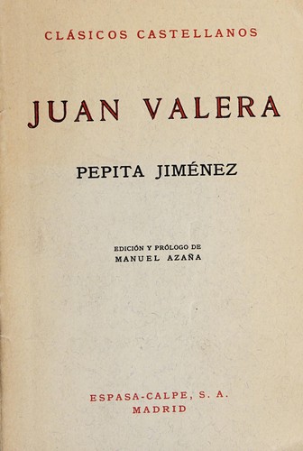 Juan Valera: Pepita Jiménez (Spanish language, 1963)