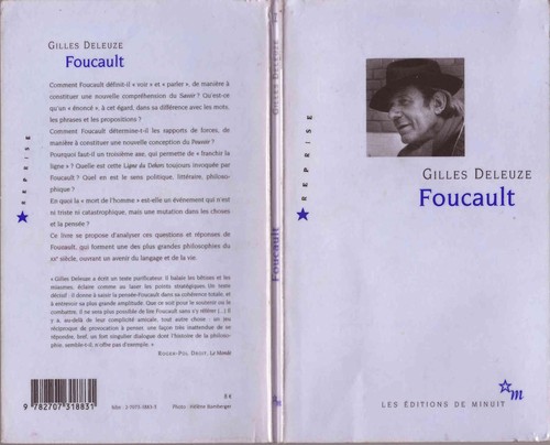 Gilles Deleuze: Foucault (French language, 2004, Éditions de Minuit)