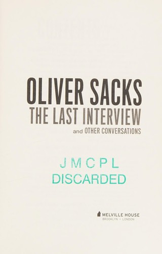 Oliver Sacks: Oliver Sacks (2016)