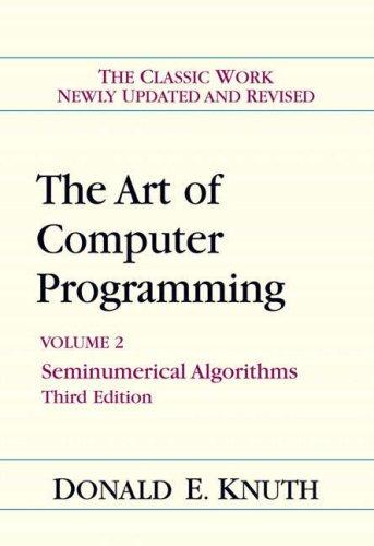 Donald Knuth: The  art of computer programming (1997, Addison-Wesley)