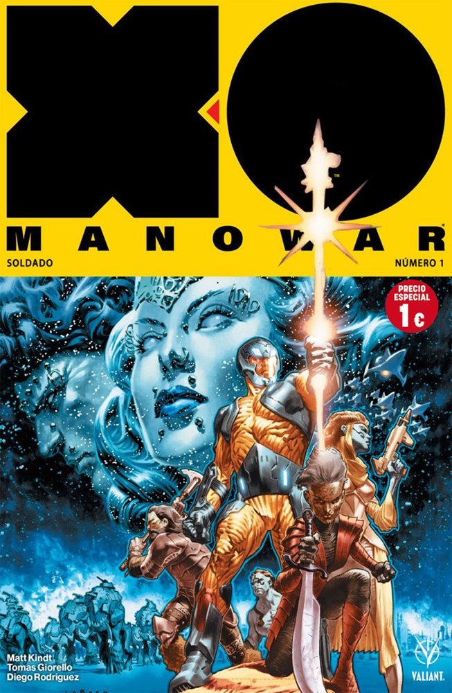 Dave Sharpe, Matt Kindt, Tomas Giorello, Diego Rodríguez: XO Manowar Soldado (GraphicNovel, Español language, Valiant)