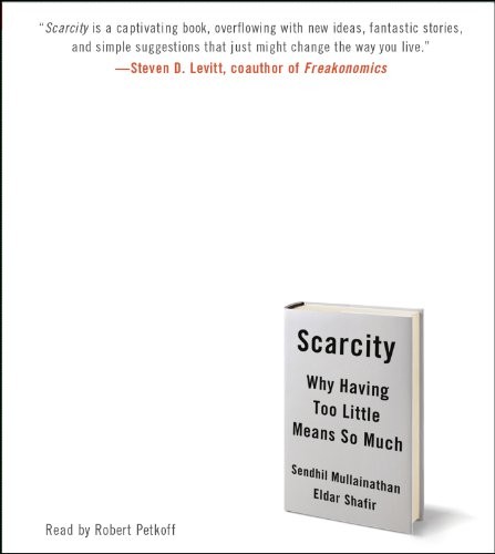 Sendhil Mullainathan, Eldar Shafir: Scarcity (AudiobookFormat, Simon & Schuster Audio)