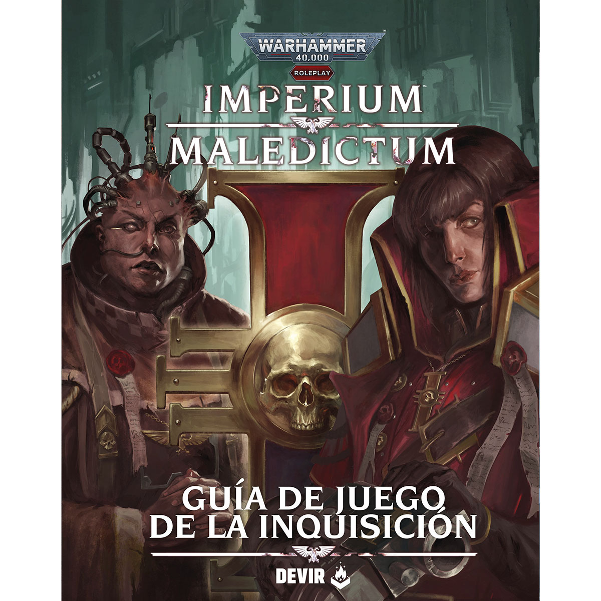 Dominic McDowall, Pádraig Murphy, Sam Taylor, Álvaro Jiménez, Alberto Bontempi, Simon Carr: Guía de juego de la Inquisición (Hardcover, Español language, Devir)