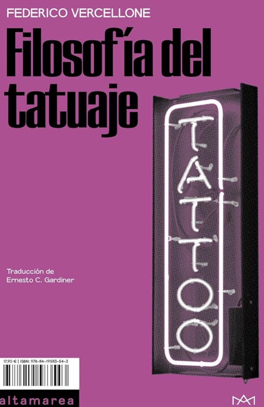 Federico Vercellone: Filosofía del tatuaje (Paperback, Español / Castellano language, 2024, Altamarea)