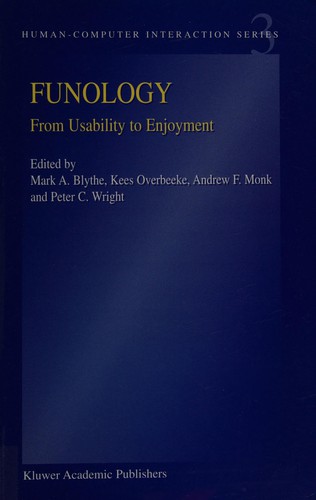 K. Overbeeke: Funology (Hardcover, 2003, Kluwer Academic Publishers)