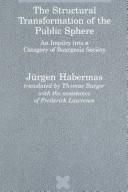 Jürgen Habermas: The structural transformation of the public sphere