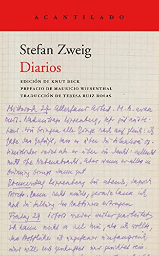 Stefan Zweig, María Teresa Otilia Ruiz Rosas Cateriano : Diarios (Paperback, 2021, Acantilado)