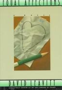 David Leavitt: Equal affections (1989, Weidenfeld & Nicolson)