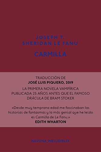 Joseph Sheridan Le Fanu, José Luis Piquero: Carmilla (Hardcover, Navona)