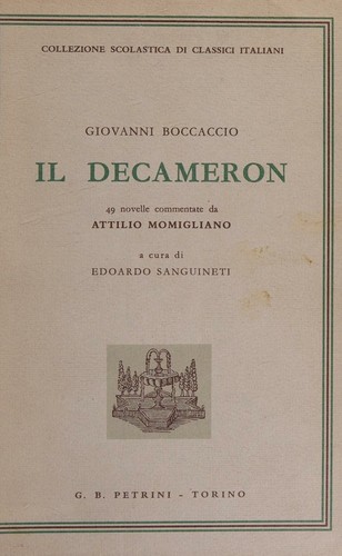 Giovanni Boccaccio: Il Decameron (1972, G. B. Petrini)