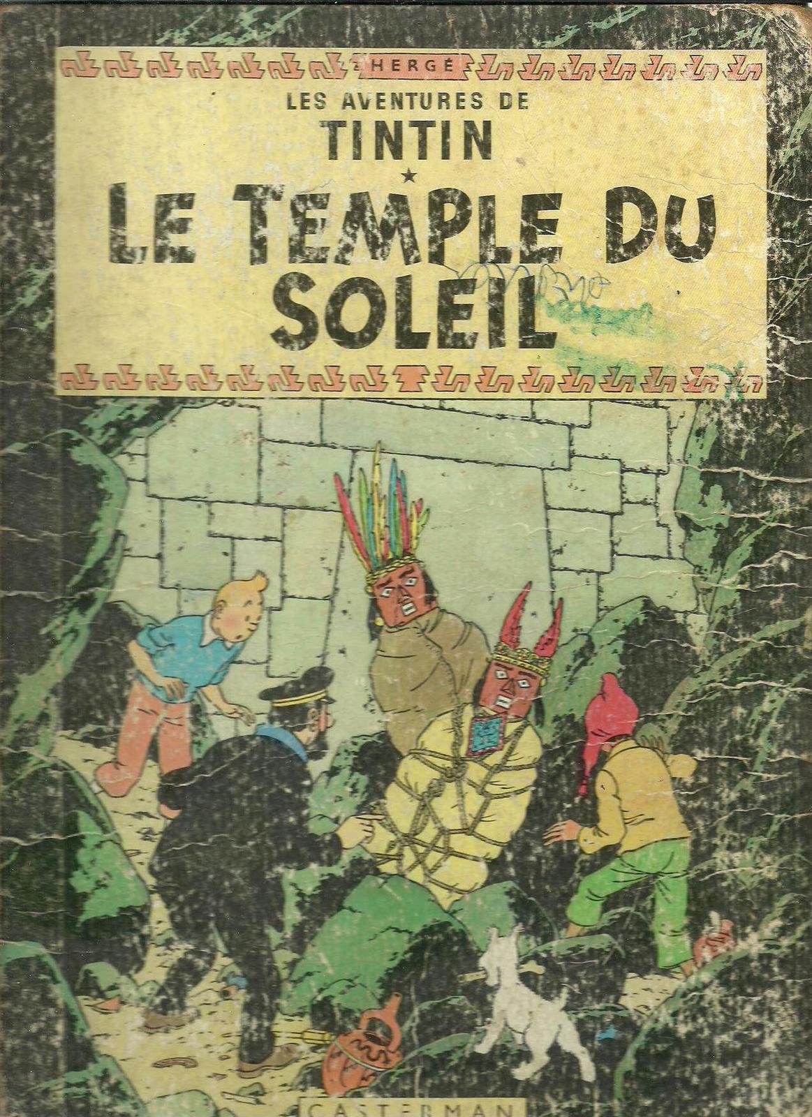 Hergé: Le Temple du Soleil (French language, 1949, Casterman)