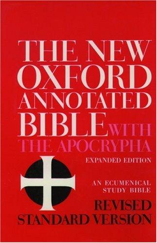 Bible: The New Oxford Annotated Bible with the Apocrypha, Revised Standard Version, Expanded Edition (Genuine Leather Black 8914A) (Oxford University Press, USA)
