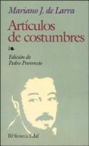 Mariano José de Larra: Artículos de costumbres (Spanish language, 1997, Editorial Edaf, Editorial Edaf, S.L.)