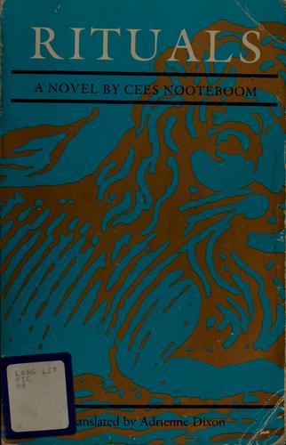 Cees Nooteboom: Rituals (1983, Louisiana State University Press)
