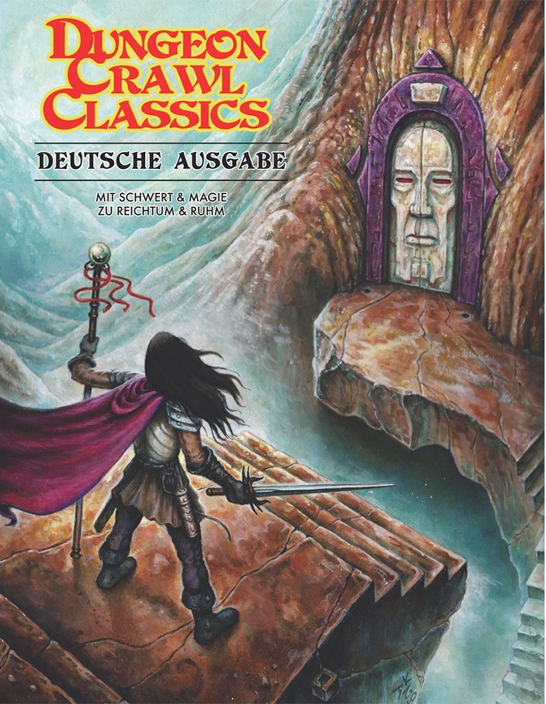 Joseph Goodman, Harley Stroh, Tavis Allison, Andy Frielink, Todd Kath, Doug Kovacs, Dieter Zimmerman, Steven Thivierge, Michael Curtis: Dungeon Crawl Classics - Deutsche Ausgabe (Hardcover, deutsch language, System Matters Verlag)